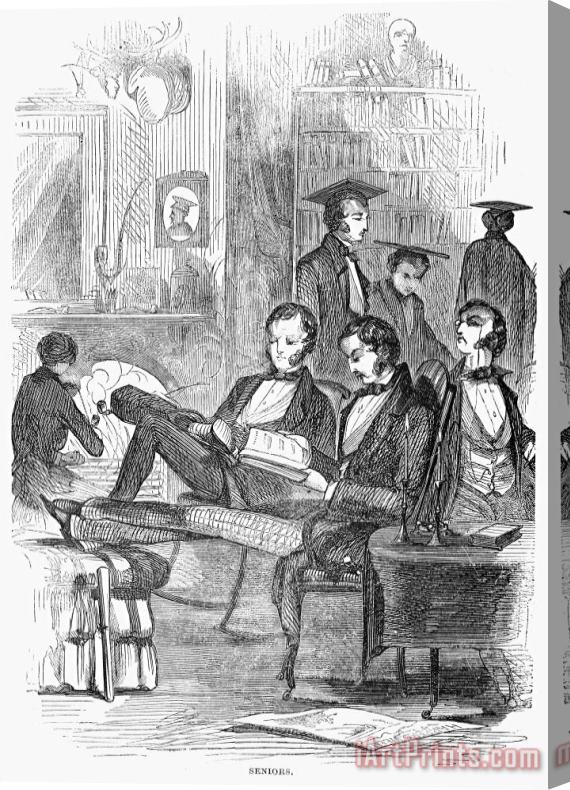 Others College Students, 1857 Stretched Canvas Print / Canvas Art
