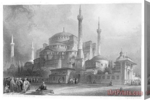 Others Constantinople: St. Sophia Stretched Canvas Painting / Canvas Art