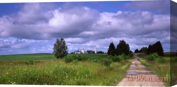 Others Country Lane Stretched Canvas Painting / Canvas Art
