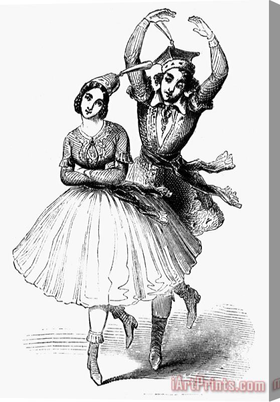 Others Dance: Polka, 1844 Stretched Canvas Painting / Canvas Art