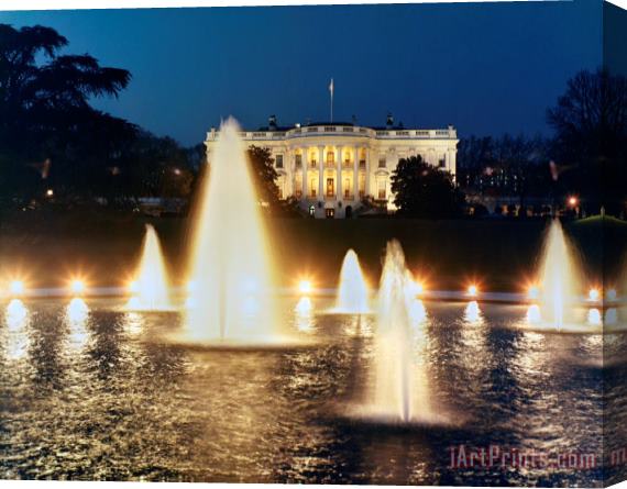 Others D.C.: WHITE HOUSE, c1970 Stretched Canvas Print / Canvas Art