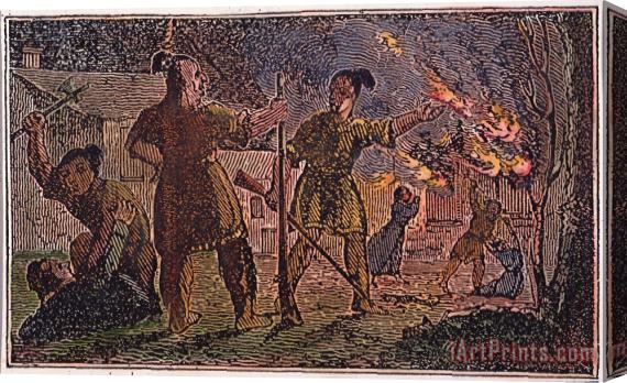 Others Deerfield Massacre, 1704 Stretched Canvas Print / Canvas Art
