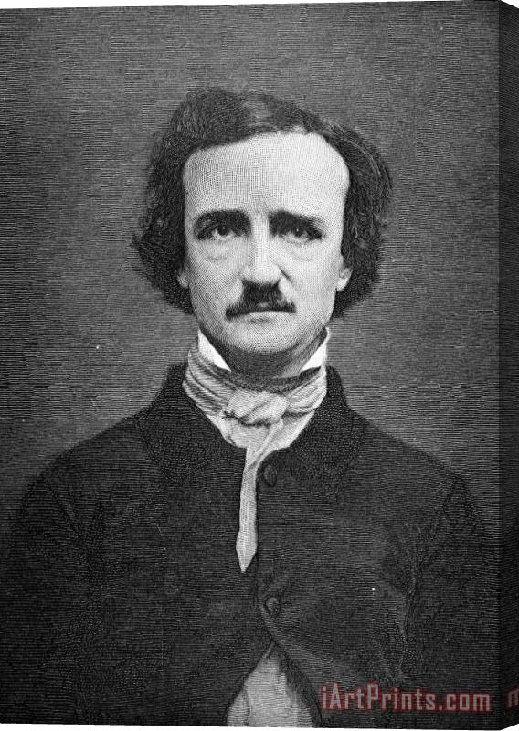 Others Edgar Allan Poe (1809-1849) Stretched Canvas Print / Canvas Art