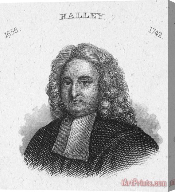 Others Edmund Halley (1656-1742) Stretched Canvas Print / Canvas Art