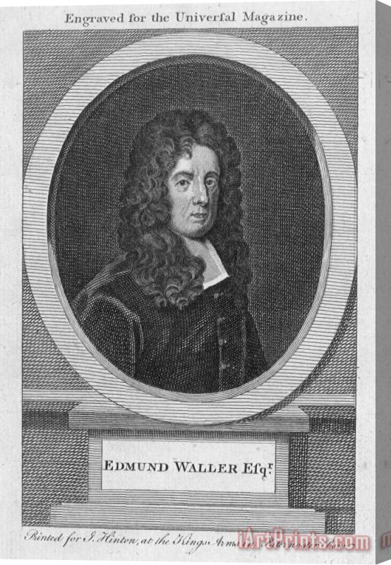 Others Edmund Waller (1606-1687) Stretched Canvas Print / Canvas Art
