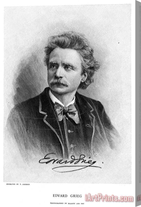 Others Edvard Grieg (1843-1907) Stretched Canvas Print / Canvas Art