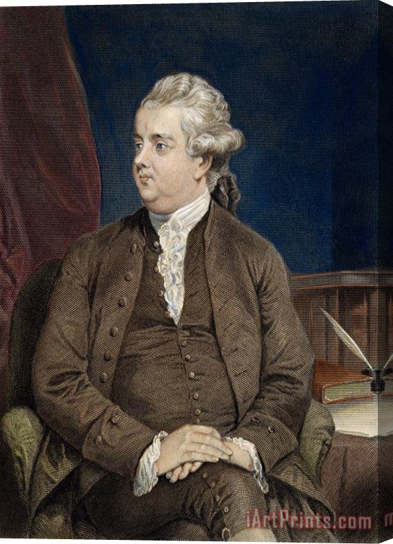 Others Edward Gibbon (1737-1794) Stretched Canvas Print / Canvas Art