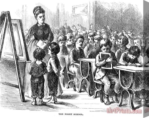 Others Elementary School, 1873 Stretched Canvas Painting / Canvas Art