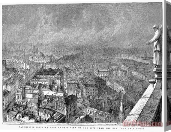Others England: Manchester, 1876 Stretched Canvas Painting / Canvas Art