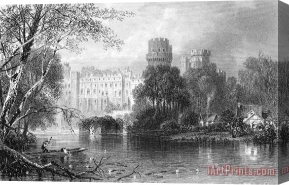 Others England: Warwick Castle Stretched Canvas Print / Canvas Art