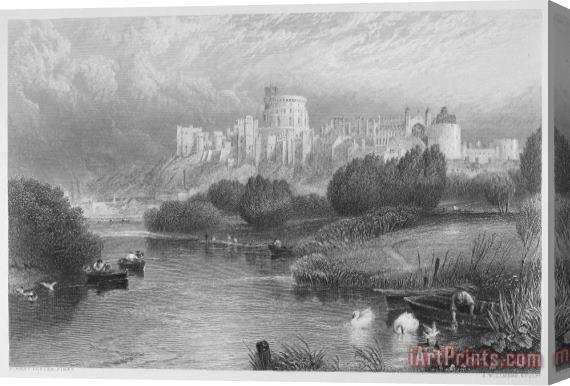 Others England: Windsor Castle Stretched Canvas Painting / Canvas Art
