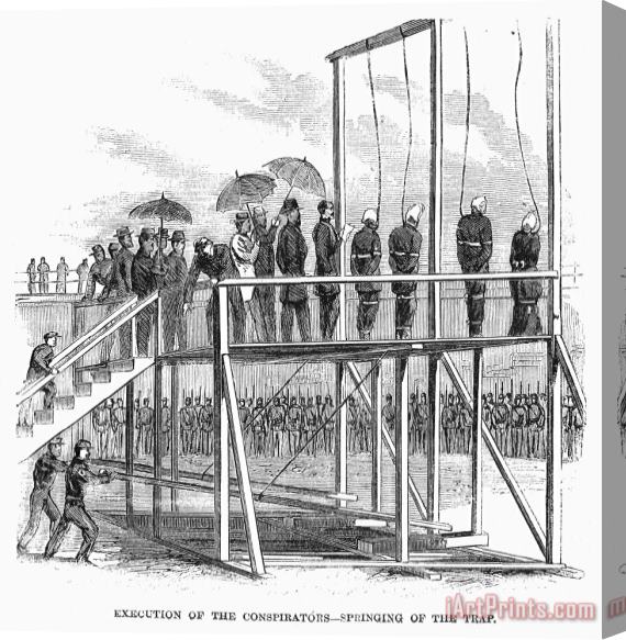 Others Execution Of Conspirators Stretched Canvas Print / Canvas Art
