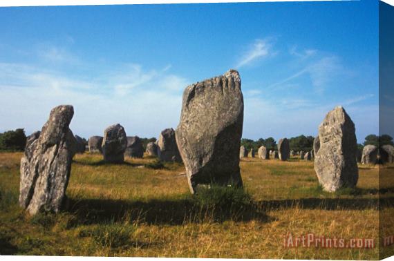 Others France Brittany Carnac Ancient Megaliths Stretched Canvas Painting / Canvas Art