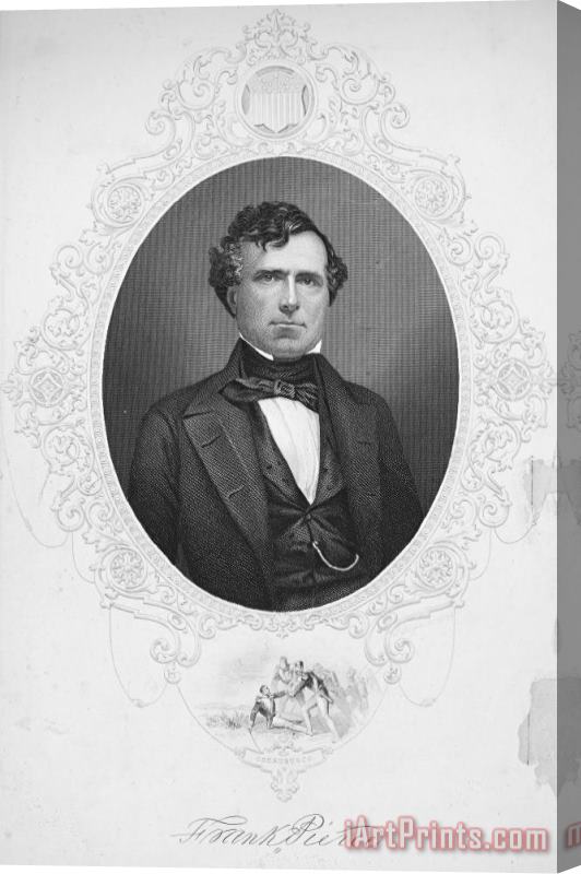 Others Franklin Pierce (1804-1869) Stretched Canvas Print / Canvas Art