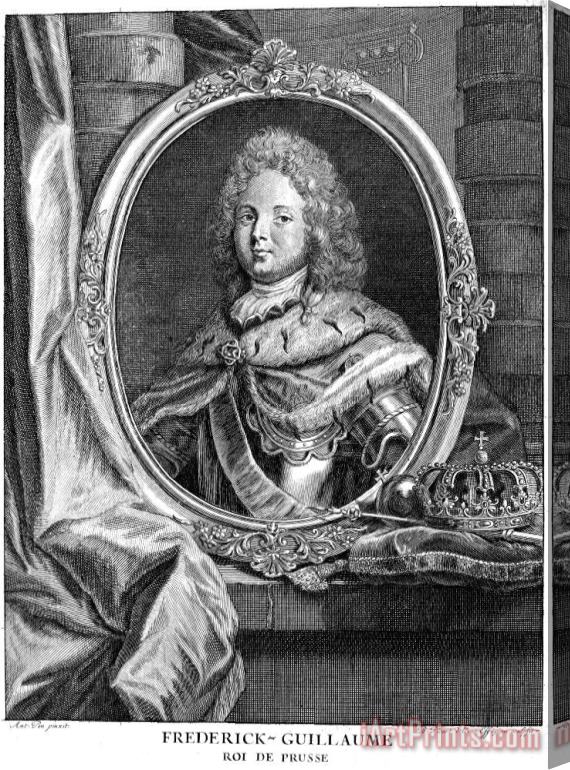 Others Frederick William I (1688-1740) Stretched Canvas Print / Canvas Art