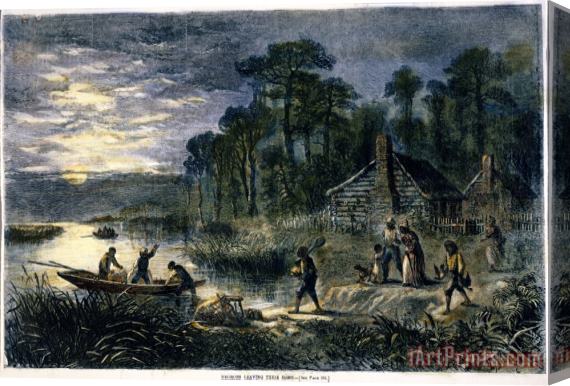 Others Fugitive Slaves, 1864 Stretched Canvas Print / Canvas Art