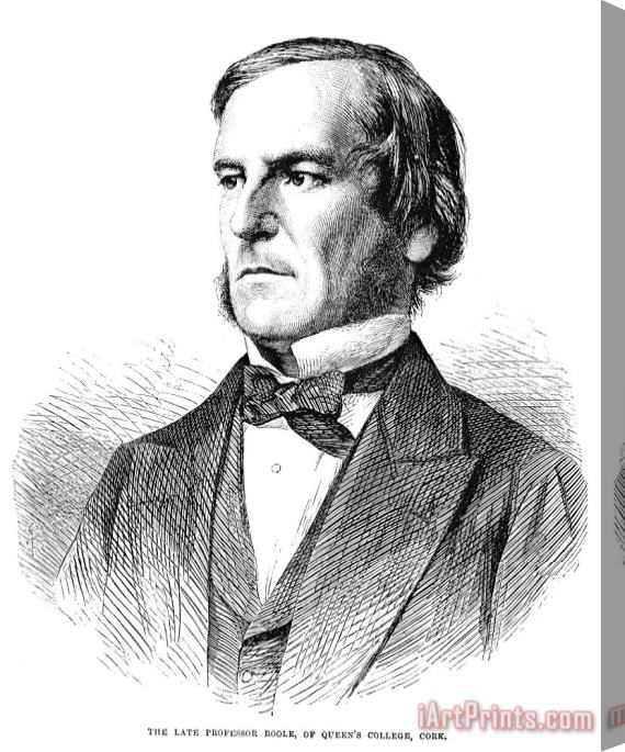 Others George Boole (1815-1864) Stretched Canvas Print / Canvas Art