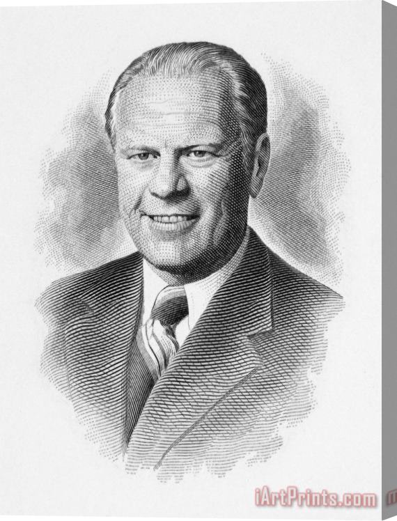 Others Gerald Ford (1913-2006) Stretched Canvas Print / Canvas Art