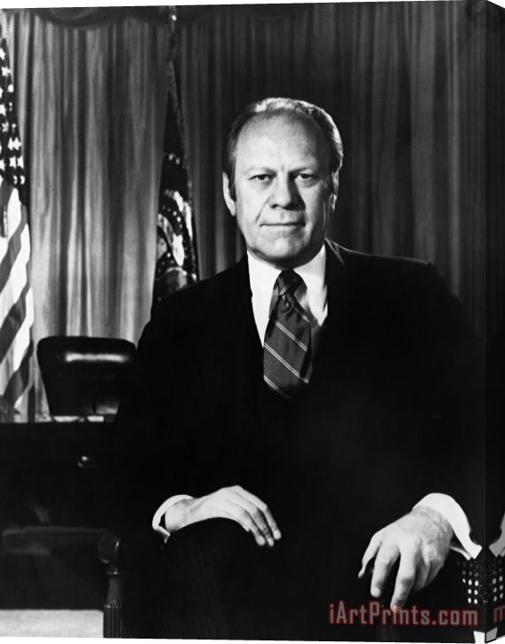 Others Gerald R. Ford (1913-2006) Stretched Canvas Print / Canvas Art