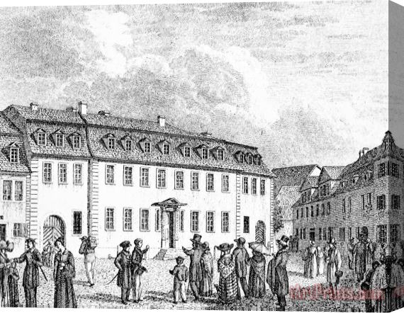 Others Germany: Goethe House Stretched Canvas Print / Canvas Art