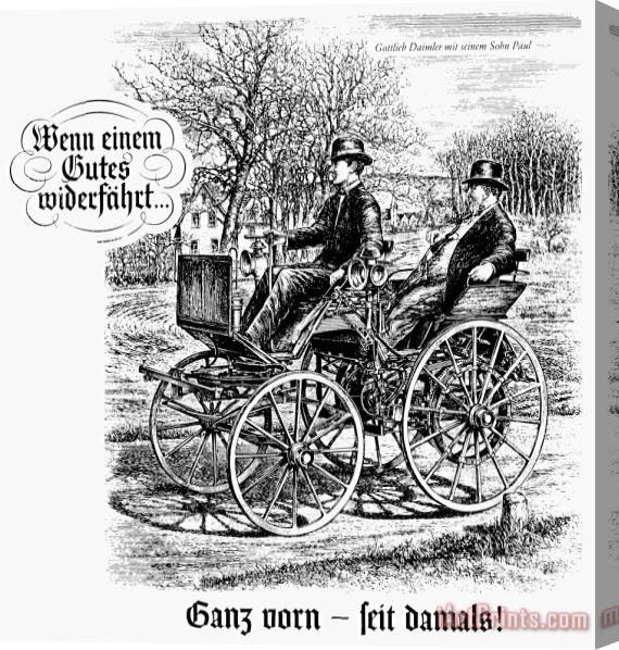 Others Gottlieb Daimler Stretched Canvas Print / Canvas Art