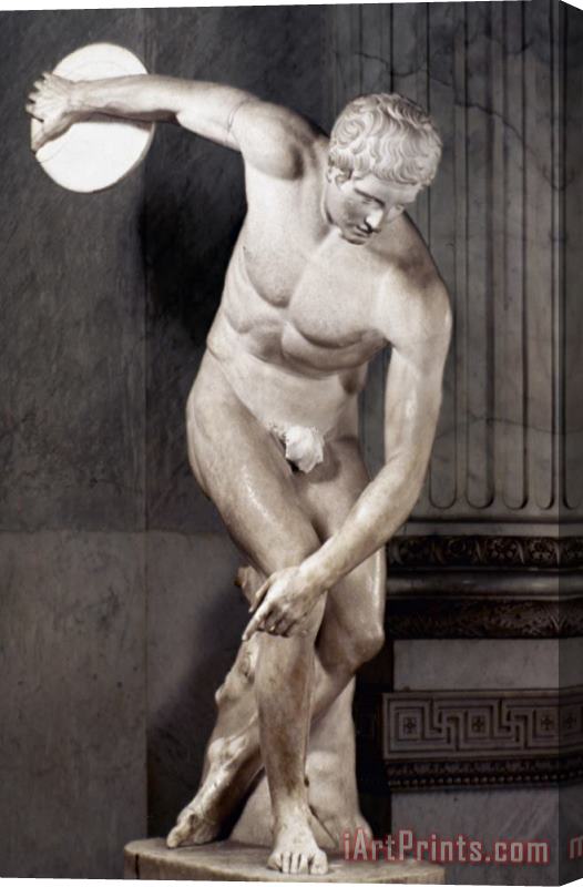 Others Greece: The Discobolus Stretched Canvas Painting / Canvas Art
