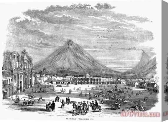 Others Guatemala City, 1856 Stretched Canvas Print / Canvas Art