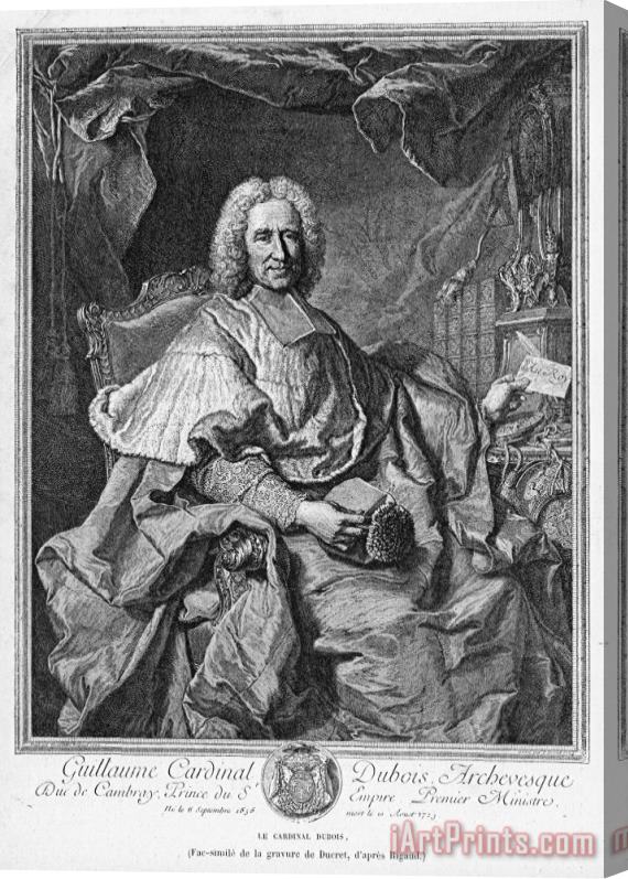 Others Guillaume Dubois (1656-1723) Stretched Canvas Print / Canvas Art
