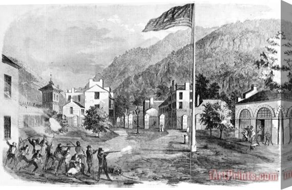 Others Harpers Ferry, 1859 Stretched Canvas Print / Canvas Art