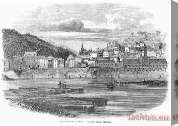 Others Harpers Ferry, 1861 Stretched Canvas Print / Canvas Art