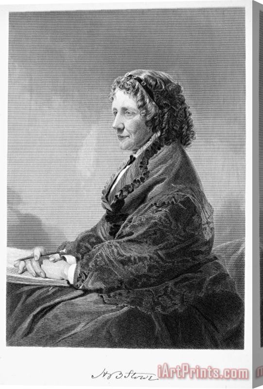 Others Harriet Beecher Stowe Stretched Canvas Print / Canvas Art