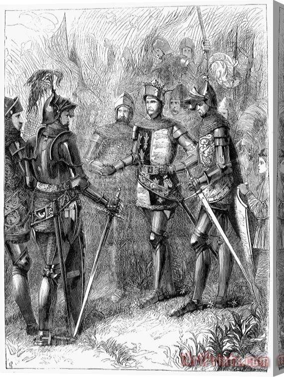 Others Henry V At Agincourt, 1415 Stretched Canvas Print / Canvas Art