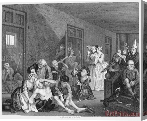 Others Hogarth: Rakes Progress Stretched Canvas Painting / Canvas Art