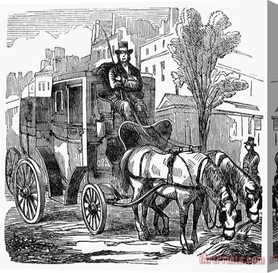Others Horse Carriage, 1853 Stretched Canvas Print / Canvas Art