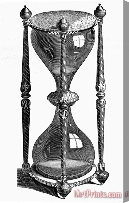 Others HOURGLASS, 19th CENTURY Stretched Canvas Print / Canvas Art