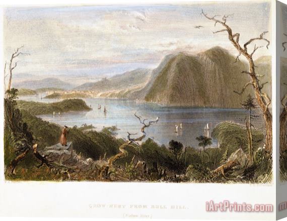 Others Hudson River View, 1838 Stretched Canvas Print / Canvas Art