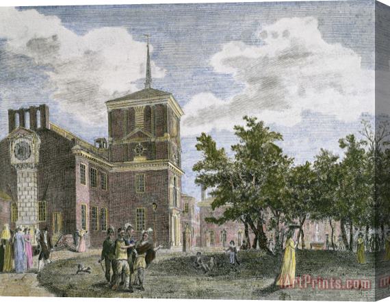 Others Independence Hall, 1799 Stretched Canvas Print / Canvas Art