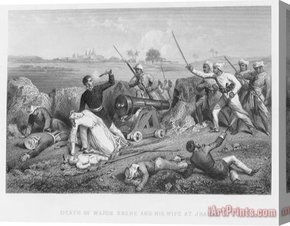 Others India: Sepoy Rebellion, 1857 Stretched Canvas Print / Canvas Art