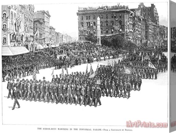 Others Industrial Parade, 1889 Stretched Canvas Print / Canvas Art