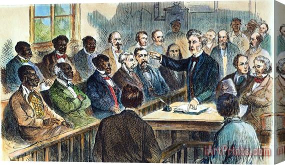 Others Integrated Jury, 1867 Stretched Canvas Print / Canvas Art