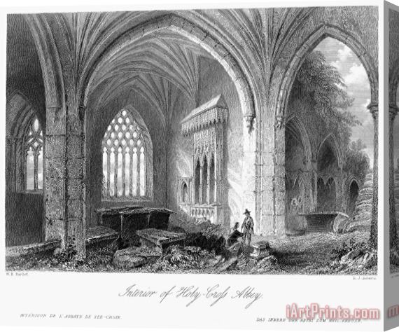 Others Ireland: Holy Cross Abbey Stretched Canvas Print / Canvas Art