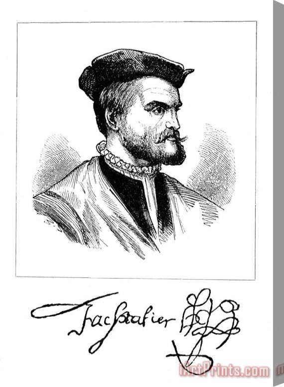 Others Jacques Cartier (1491-1557) Stretched Canvas Print / Canvas Art