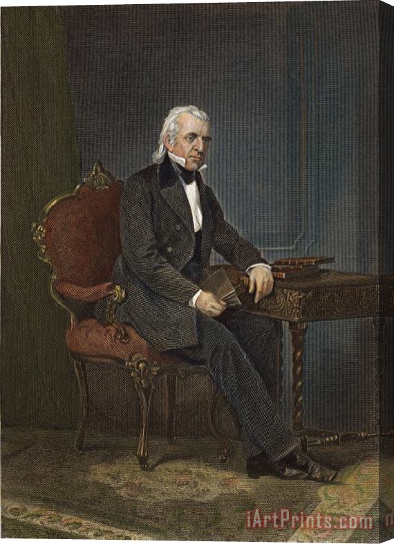 Others James Knox Polk (1795-1849) Stretched Canvas Print / Canvas Art