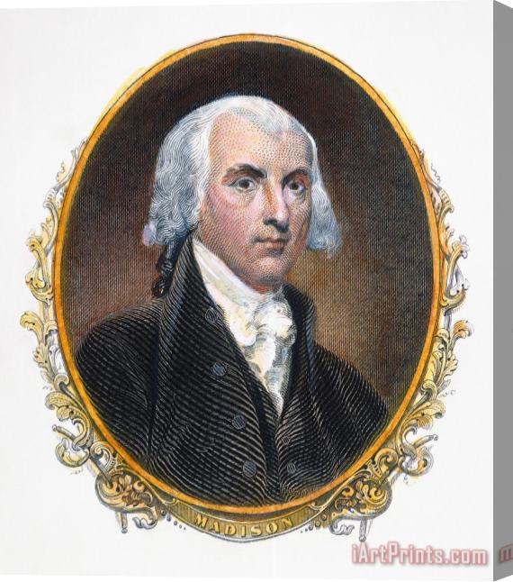 Others James Madison (1751-1836) Stretched Canvas Print / Canvas Art