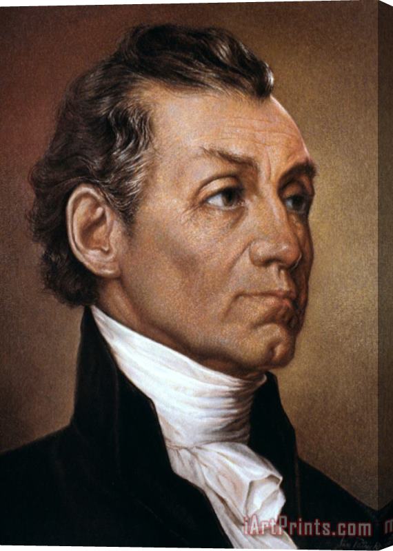Others James Monroe (1758-1831) Stretched Canvas Print / Canvas Art