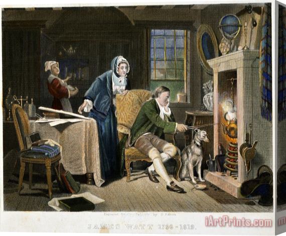 Others James Watt (1736-1819) Stretched Canvas Print / Canvas Art