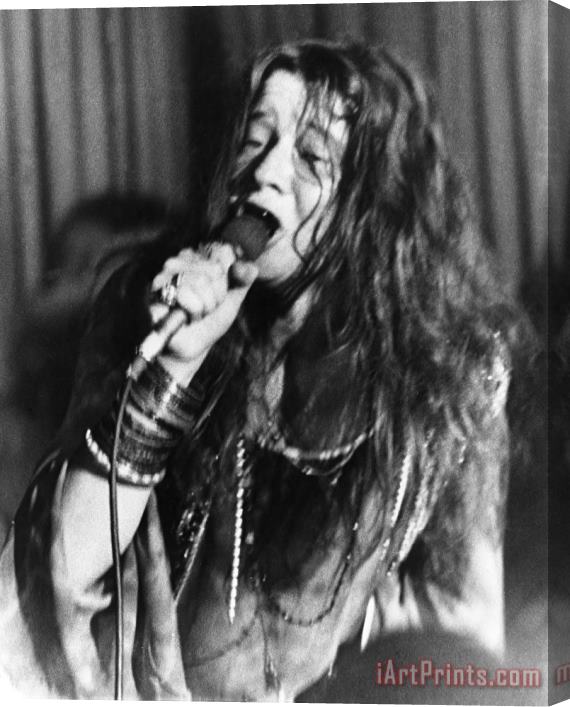 Others Janis Joplin (1943-1970) Stretched Canvas Painting / Canvas Art