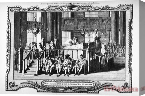 Others JEWISH LIFE, 18th CENTURY Stretched Canvas Print / Canvas Art