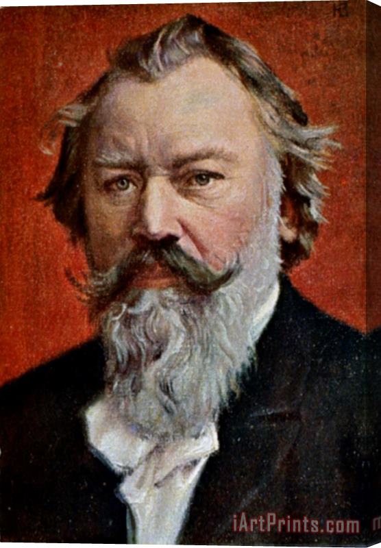 Others Johannes Brahms (1833-1897) Stretched Canvas Print / Canvas Art