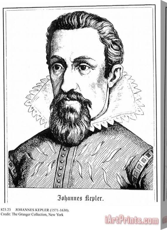 Others Johannes Kepler (1571-1630) Stretched Canvas Print / Canvas Art